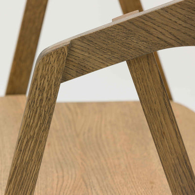 Veskor Pack de 2 o 4 Sillas de Comedor de Madera Maciza de Roble Knut Roble.Store