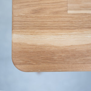 Mesa escritorio de madera maciza de roble Ana, 120 x 65 x 84,5 cm. | NordicStory