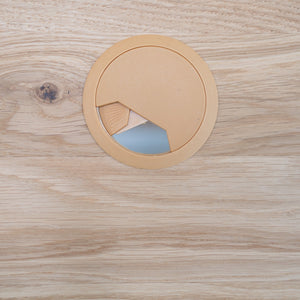 Mesa escritorio de madera maciza de roble Eric