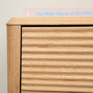 Oxford 2 solid oak bedside table | NordicStory