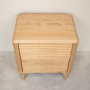 Oxford 2 solid oak bedside table | NordicStory