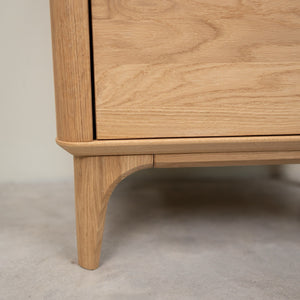 Oxford 2 solid oak bedside table | NordicStory