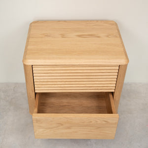 Oxford 2 solid oak bedside table | NordicStory