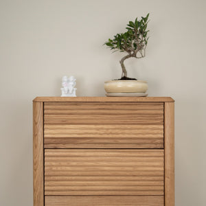 Comoda de madera maciza roble Oxford 5.1 | NordicStory