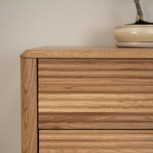 Comoda de madera maciza roble Oxford 5.1 | NordicStory