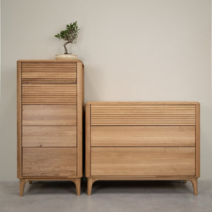 Comoda de madera maciza roble Oxford 5.1 | NordicStory