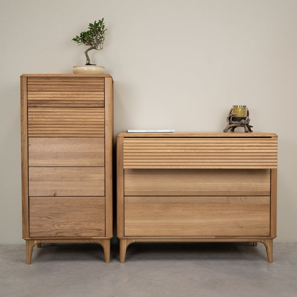 Comoda de madera maciza roble Oxford 5.1 | NordicStory