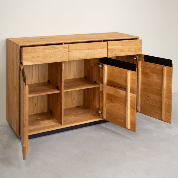 Credenza in legno massello di rovere Bremen 2 | NordicStory