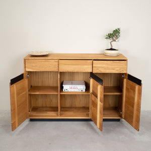 Credenza in legno massello di rovere Bremen 2 | NordicStory