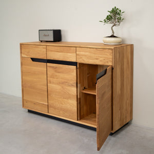 Credenza in legno massello di rovere Bremen 2 | NordicStory