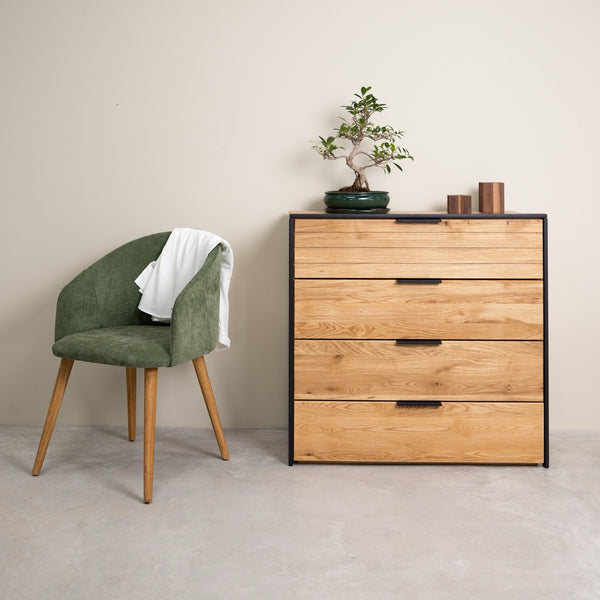 Runa solid oak chest of drawers | NordicStory