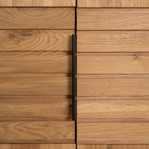 Runa solid oak 2-door wardrobe | NordicStory