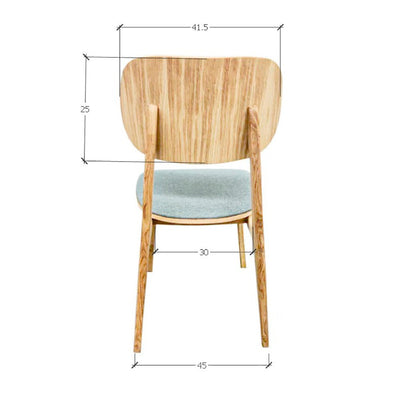 Pack de 2 o 4 Sillas de Comedor Varde, Estructura de Madera Maciza de Roble, Tapizado | NordicStory