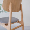 Pack de 2 o 4 Sillas de Comedor Varde, Estructura de Madera Maciza de Roble, Tapizado | NordicStory