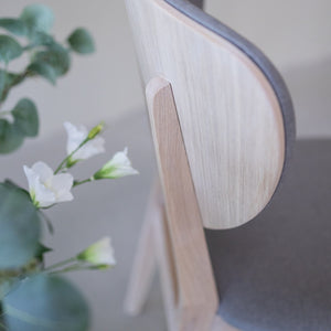 Pack de 2 o 4 Sillas de Comedor Nova, Estructura de Madera Maciza de Roble Blanqueado | NordicStory