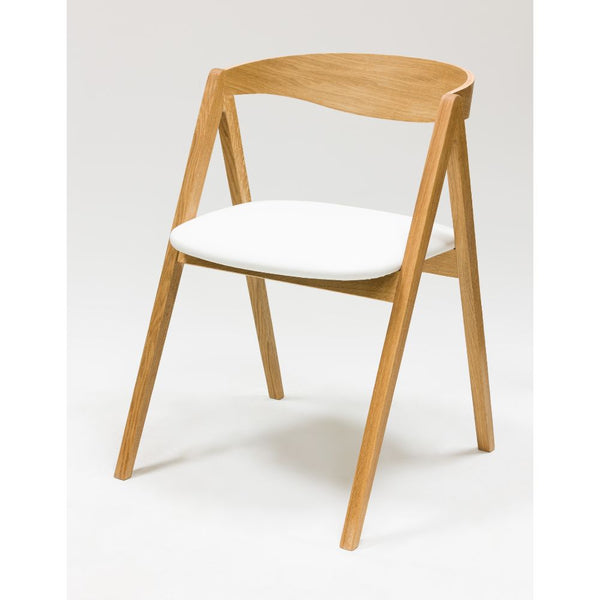 Pack de 2 o 4 Sillas de Comedor de Madera Maciza de Roble Oscar, tapizado | VESKOR
