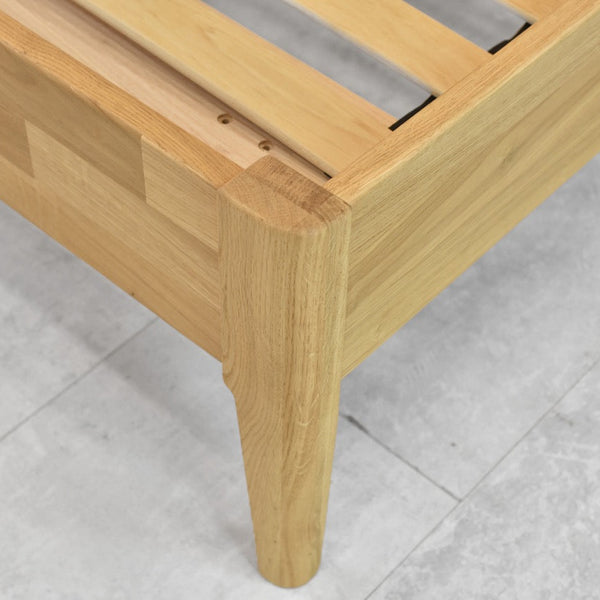 Milan Solid Oak Bed | NordicStory