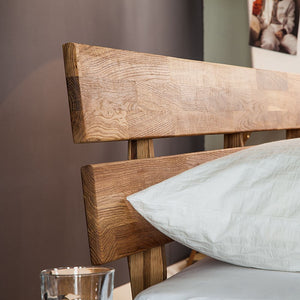 Cama de madera maciza de roble 90 x 200 cm. /140 x 200 cm. / 160 x 200 cm. / 180 x 200 Estilo escandinavo