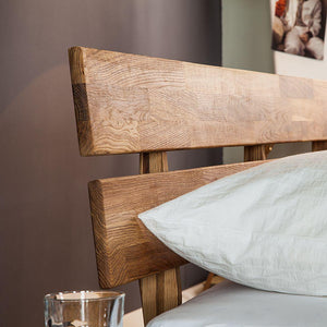 Cama de madera maciza de roble 90 x 200 cm. /140 x 200 cm. / 160 x 200 cm. / 180 x 200 Estilo escandinavo