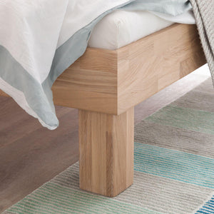 Cama de madera maciza de roble 90 x 200 cm. /140 x 200 cm. / 160 x 200 cm. / 180 x 200 Estilo escandinavo