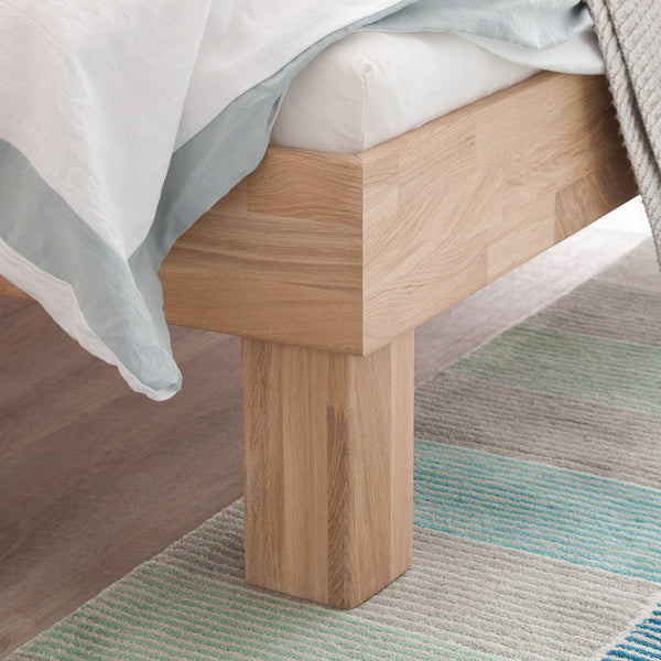 Cama de madera maciza de roble 90 x 200 cm. /140 x 200 cm. / 160 x 200 cm. / 180 x 200 Estilo escandinavo