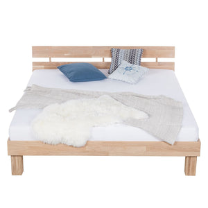 Cama de madera maciza de roble 90 x 200 cm. /140 x 200 cm. / 160 x 200 cm. / 180 x 200 Estilo escandinavo