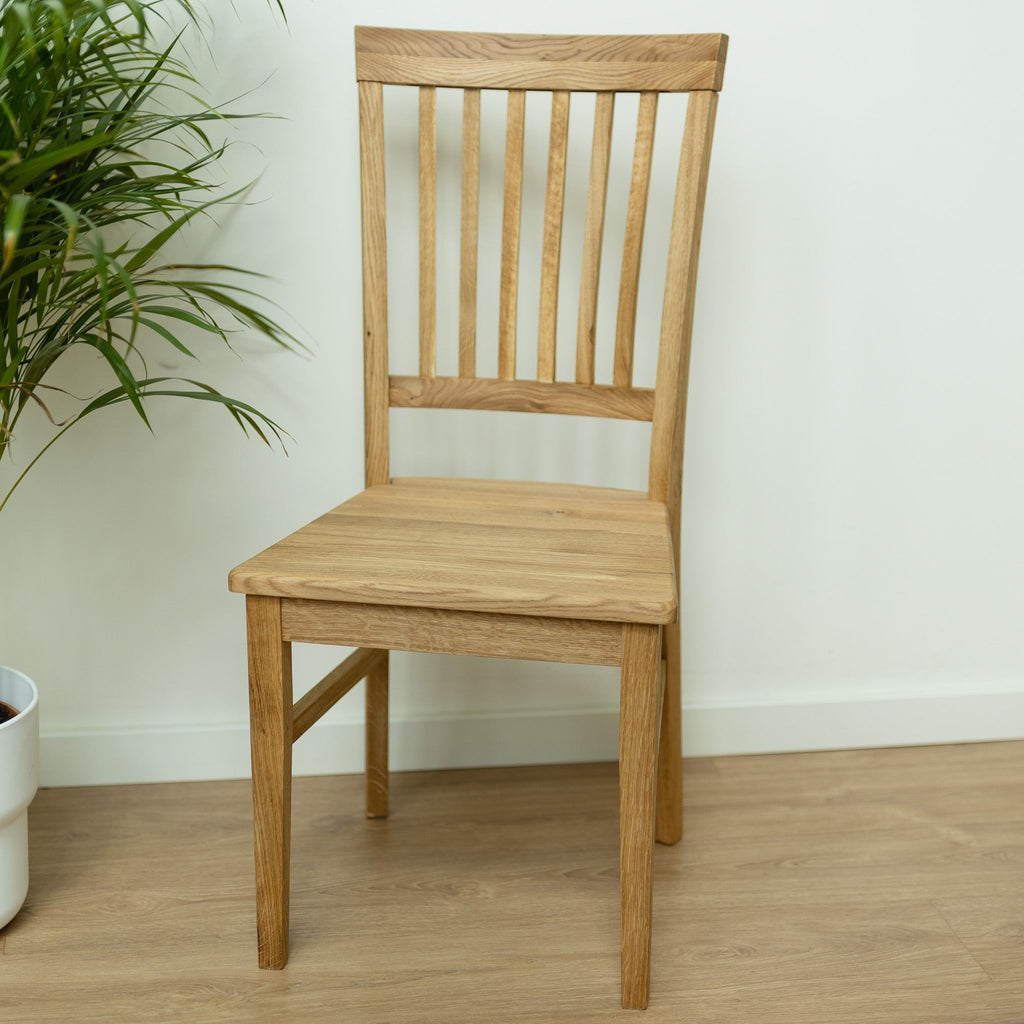 Pack de 2 o 4 Sillas de Comedor de Madera Maciza de Roble Provance | VESKOR