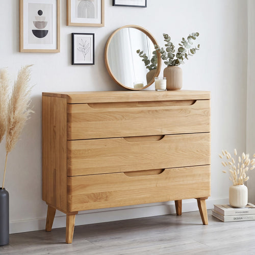 Kommode aus massiver Eiche „Milan“ | NordicStory