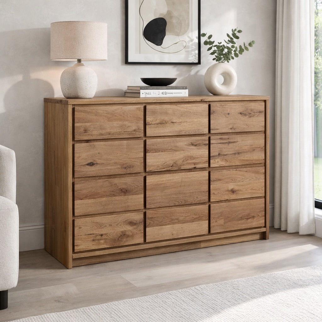 Aparador de madera maciza de roble Oregon 3.3 | NordicStory – Roble.Store