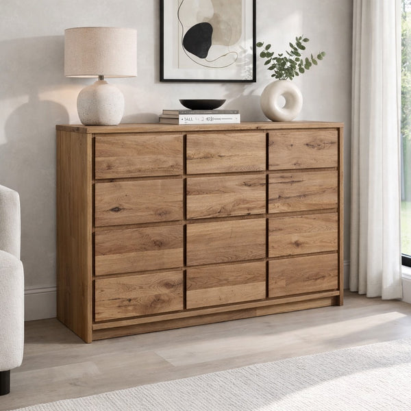 Kommode aus massivem Oregon-Eichenholz | NordicStory