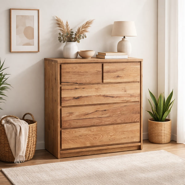 Kommode aus massiver Oregon-Eiche 2.3 | NordicStory