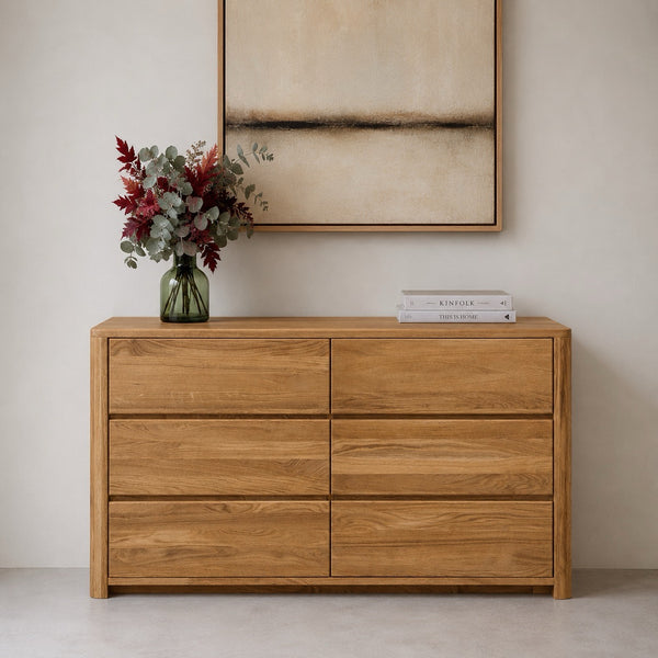 Sideboard Elsa 6 van massief eikenhout | NordicStory