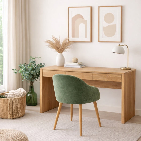 Elsa solid oak desk | NordicStory