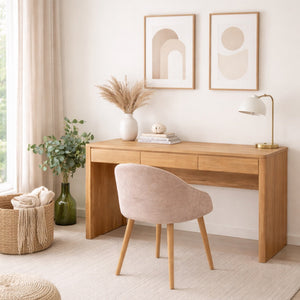Elsa solid oak desk | NordicStory