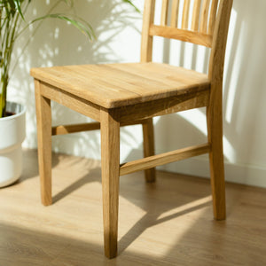 Pack de 2 o 4 Sillas de Comedor de Madera Maciza de Roble Provance | VESKOR