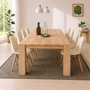 Massief eikenhouten eettafel Mauritz 3 | NordicStory