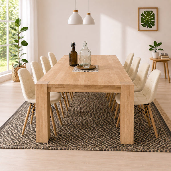 Massief eikenhouten eettafel Mauritz 3 | NordicStory