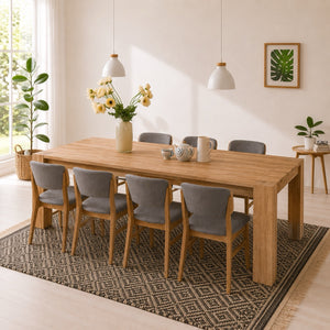 Massief eikenhouten eettafel Mauritz 3 | NordicStory
