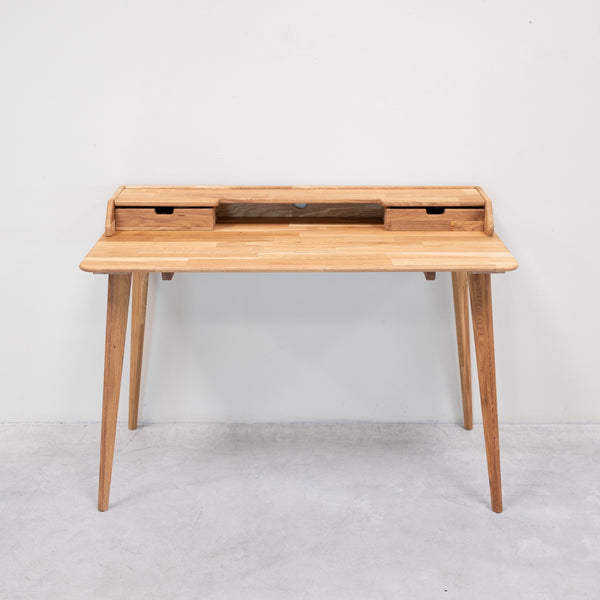 Mesa escritorio de madera maciza de roble Ana | NordicStory