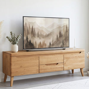 TV-Möbel aus massiver Eiche „Milan“ | NordicStory