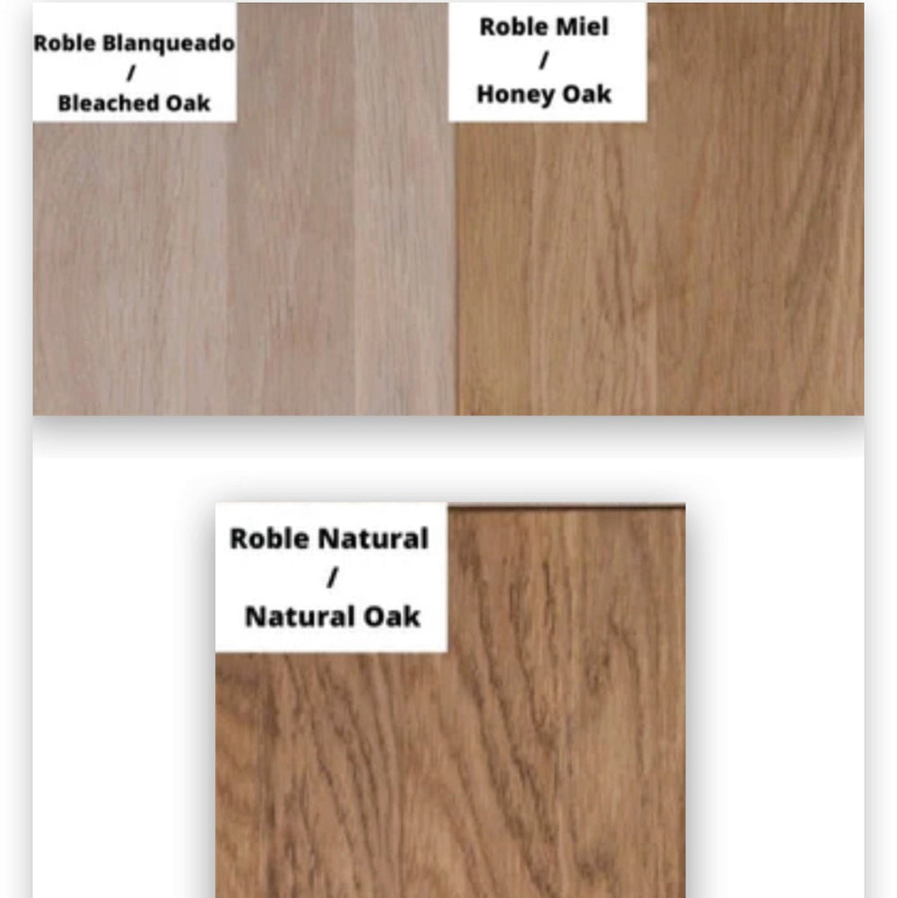 Muestras de color de madera maciza de roble | NordicStory