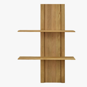 Arvik 2 Solid Oak Shelving Unit | NordicStory
