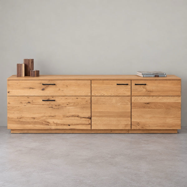Cómoda aparador de madera maciza de roble Arvik 1 | NordicStory