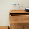 Zapatero de madera maciza roble sostenible Geneva RobleStore NordicStory