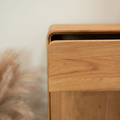 Zapatero de madera maciza roble sostenible Geneva RobleStore NordicStory