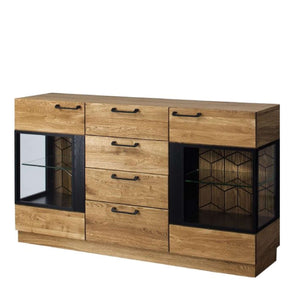 LoftStory Cómoda aparador madera de roble Mozaik 47 170 x 42 x 90 cm.
