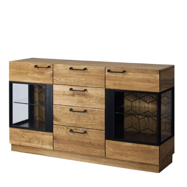 LoftStory Cómoda aparador madera de roble Mozaik 47 170 x 42 x 90 cm.