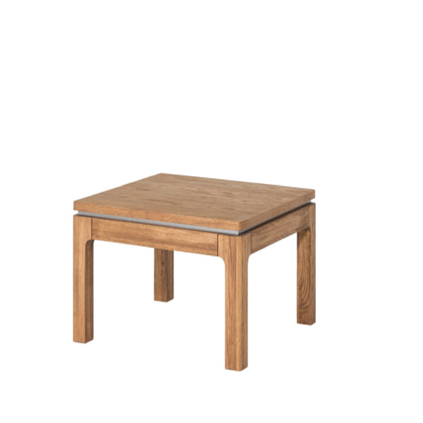 NordicStory Mesa de centro cuadrada de madera maciza de roble diseno moderno rustico nordico