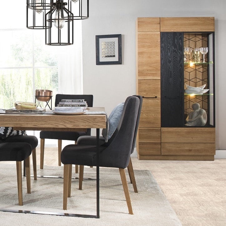 LoftStory Vitrina de madera de roble