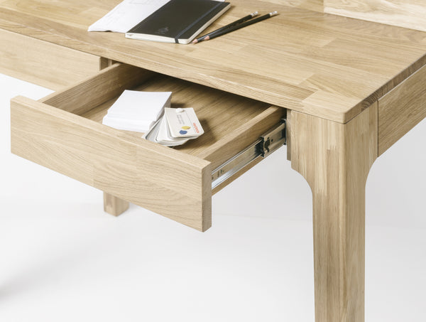 NordicStory mesa escritorio salon oficina madera maciza roble 100 natural blanqueado